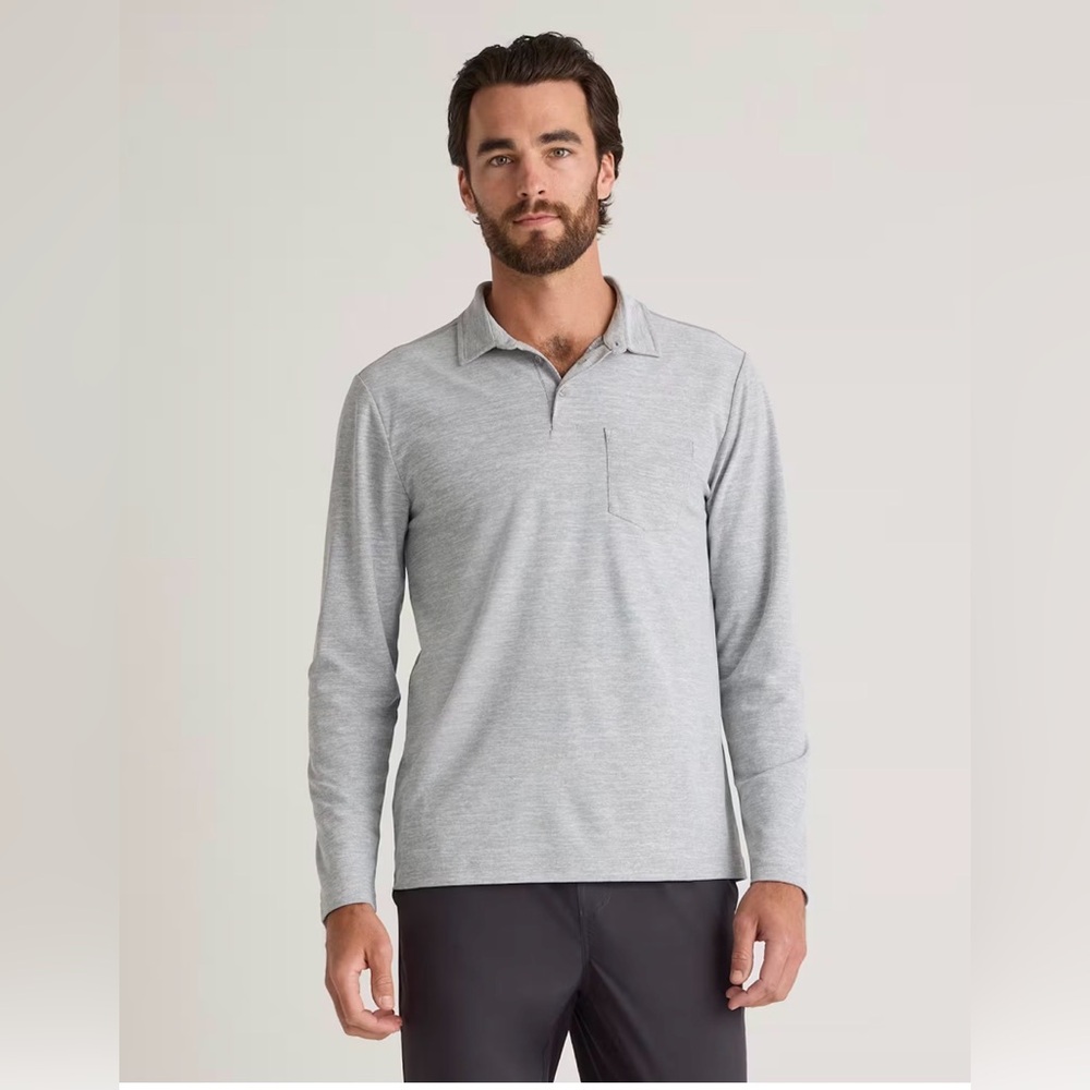 Quince ProPique Performance Long Sleeve Polo XXL‎ like new